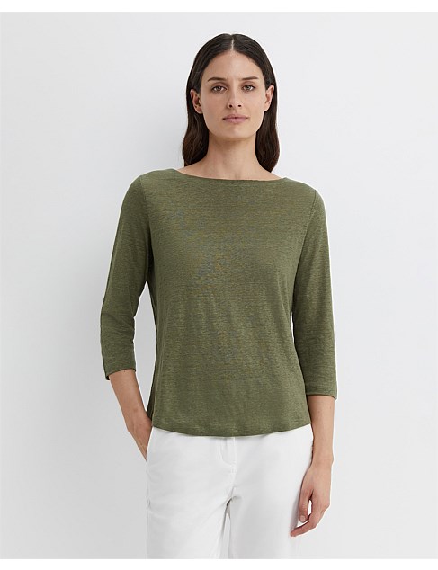 CECILE LINEN TOP