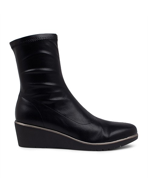 Unax Black Ankle Boots