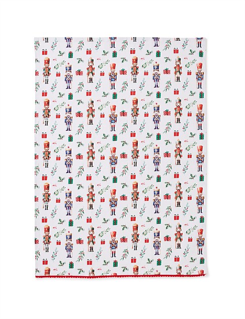 NUTCRACKER COTTON PRINTED KITCHEN TOWEL