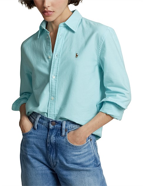 RELAXED FIT COTTON OXFORD SHIRT