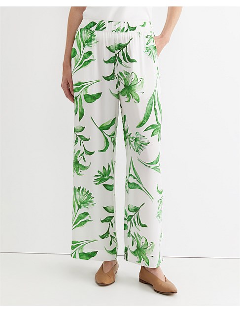 BOTANICAL SILK PANT