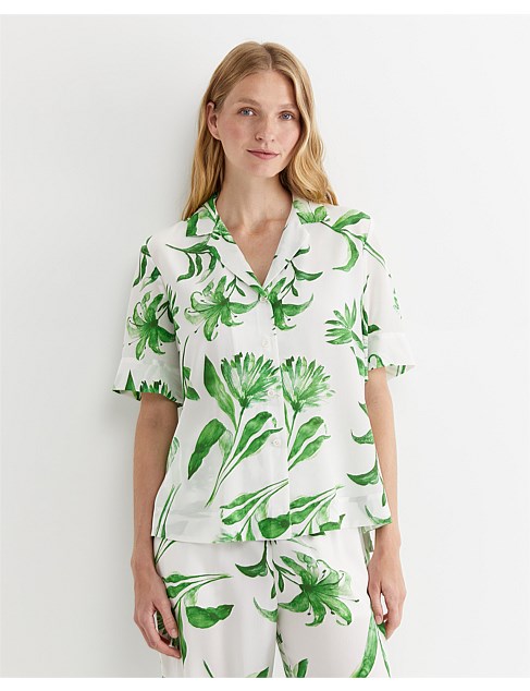 BOTANICAL SILK SHIRT