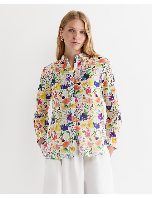 LOU COTTON SILK SHIRT