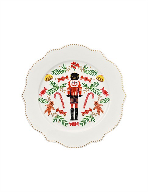 Nutcracker Noel New Bone China 19cm Side Plate