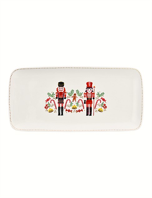 Nutcracker New Bone China Rectangle Platter 40cm