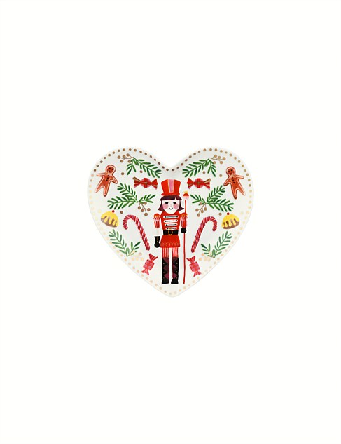 Nutcracker New Bone China Heart Dish