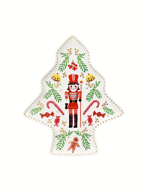 Nutcracker New Bone China Tree Dish