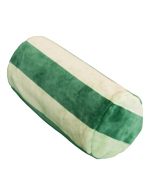 BURLEIGH GREEN STRIPE AUSTRALIAN COTTON BEACH PILLOW