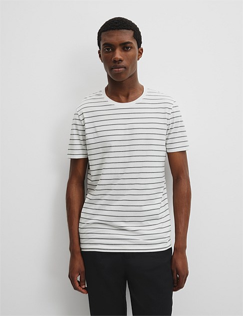 Pima Crew Stripe T-Shirt