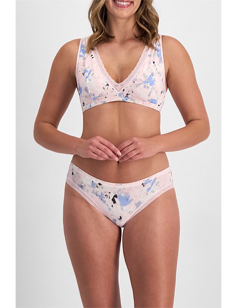 Parisienne Delicate Print Bikini Brief