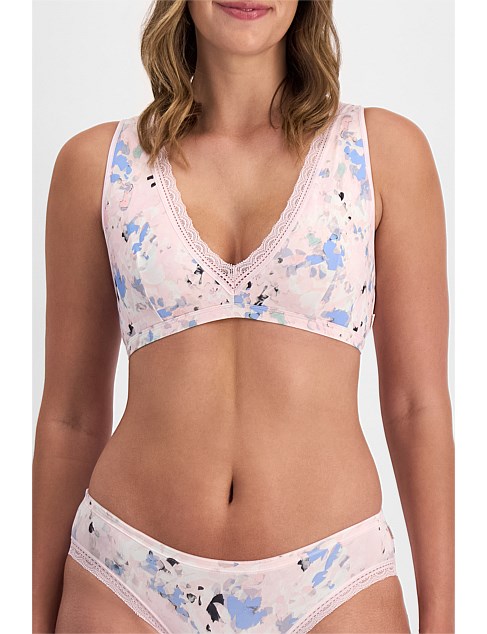 Parisienne Delicate Print Bralette