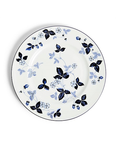 Wild Strawberry Inky Blue Plate 27.3cm