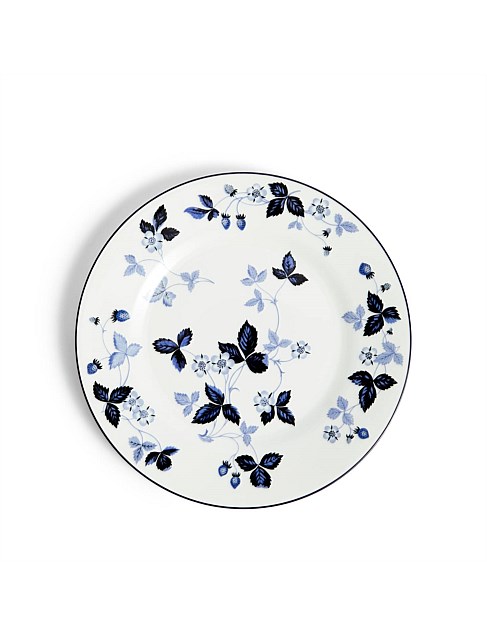 Wild Strawberry Inky Blue Plate 20.6cm