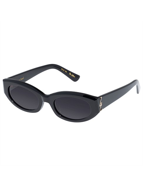 THE JULIET BLACK OVAL Sunglasses