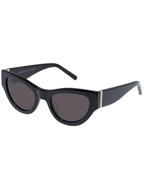 PENELOPE B BLACK CAT-EYE Sunglasses