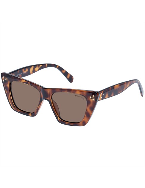 MAGENTA TORT CAT-EYE Sunglasses