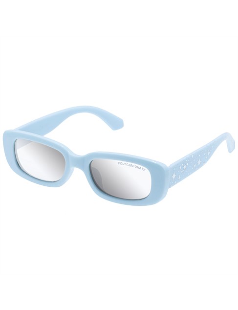 BUDGIE KIDS BLUE RECTANGLE Sunglasses