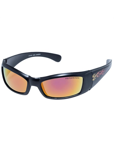 SHARK KIDS BLACK WRAP Sunglasses