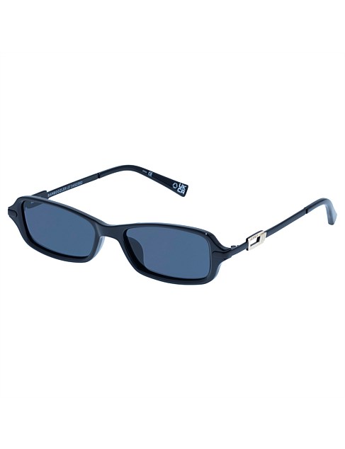 BAMBOOZLER BLACK RECTANGLE Sunglasses