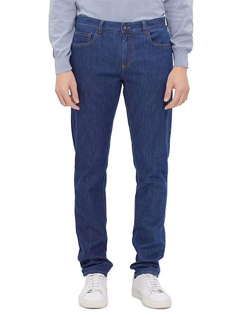 18 cm bottom width - SLIM TROUSER COMFORT SOFT TOUCH DENIM