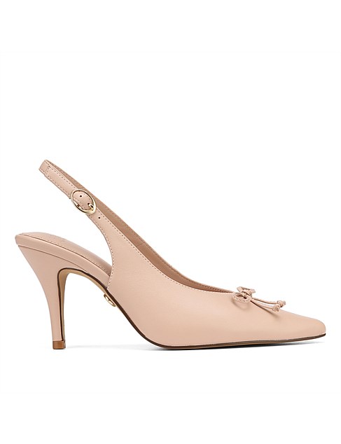 SIVAN Ballet Pink Leather Slingback