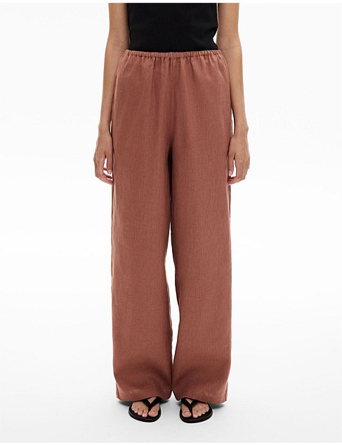 Linen Pull On Pant