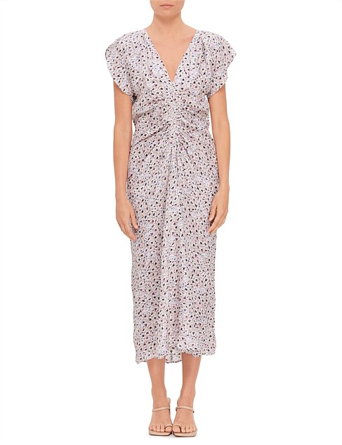 LYNDSAY PRINTED SILK DRESS