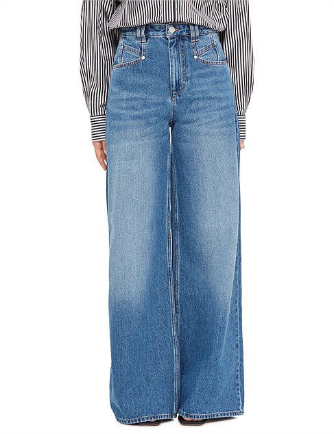 LEMONY ICONIC WIDE LEG DENIM