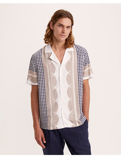 TATUM SS RESORT PRINT SHIRT