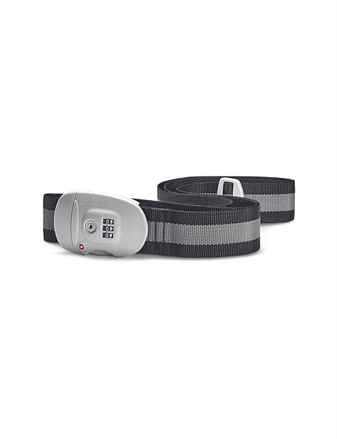 TSA COMBI LUGGAGE STRAP BLACK