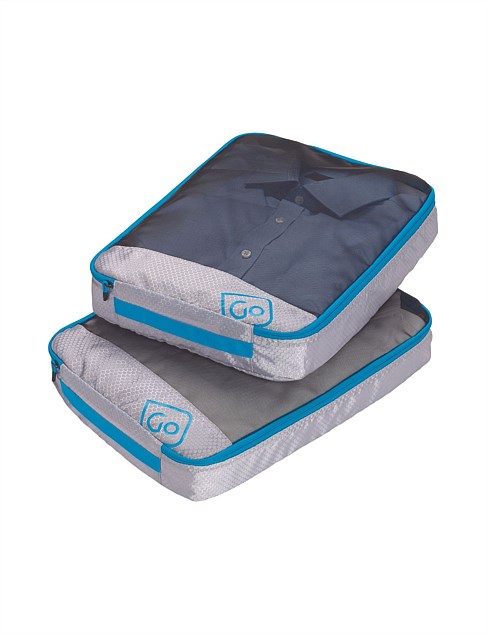 PACKING CUBES SET OF 2 BLUE