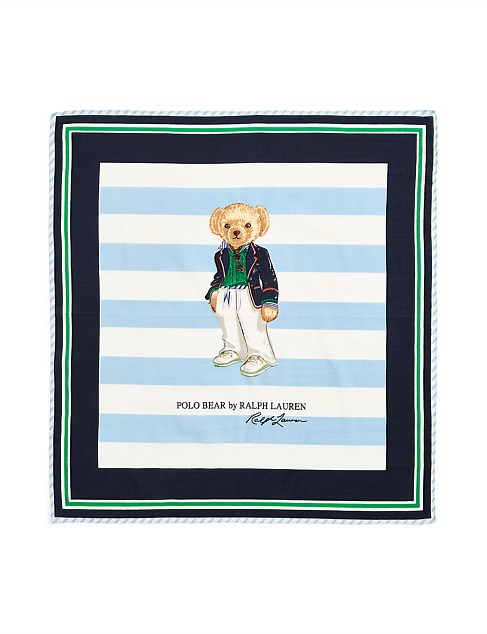 POLO BEAR COTTON-SILK SCARF