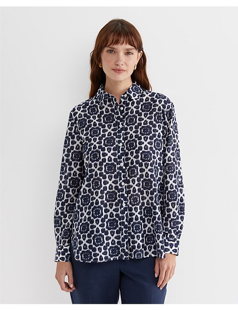 PERRY COTTON SILK SHIRT