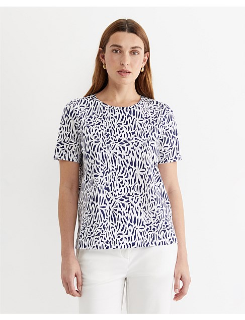 ADRIANA MERCERISED TEE