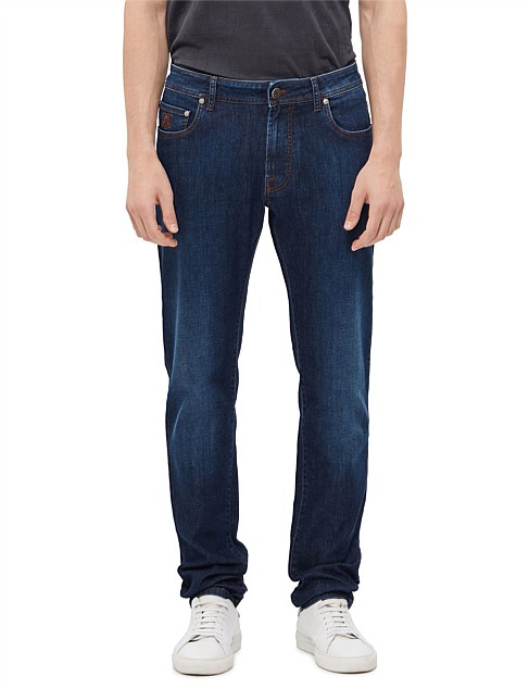 STRETCH WASHED 7.5OZ DENIM JEAN