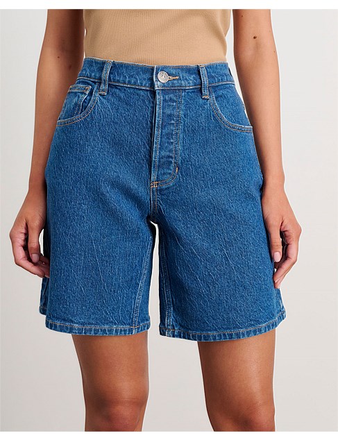 MIKAELA MID RISE DENIM JORT