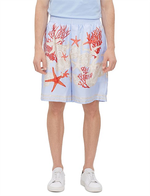 THE HOLIDAY PRINT SILK SHORTS