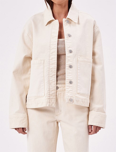 Light Cream Chore Jacket