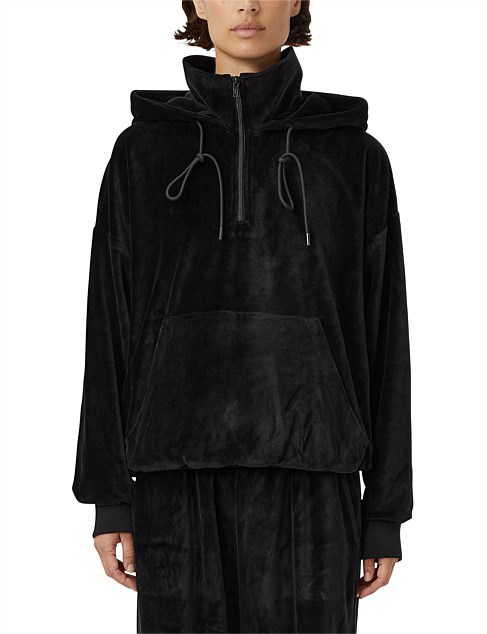 Simone Velour Zip Up Hoodie