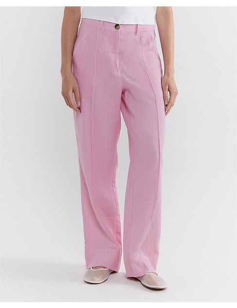 KAYLA LINEN PINTUCK PANT