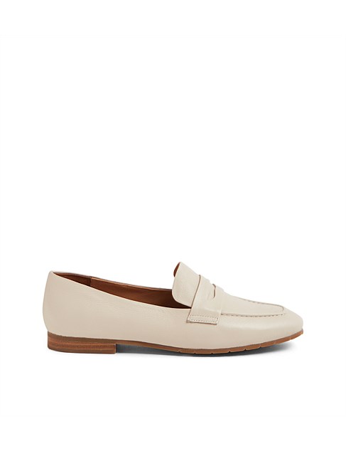 Melika Milk Leather Loafers