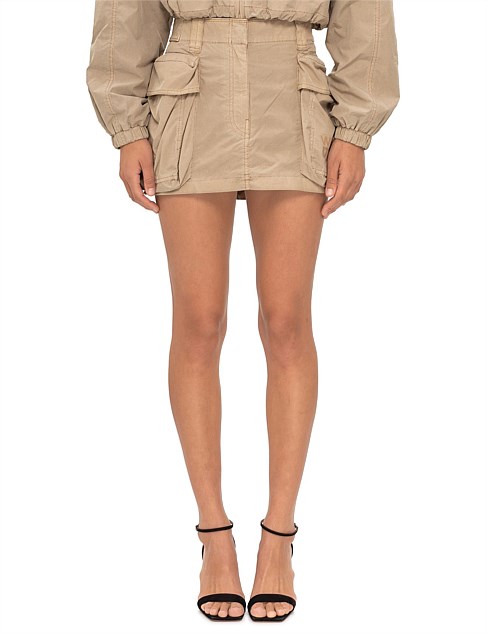 BIG POCKET CARGO MINI SKIRT