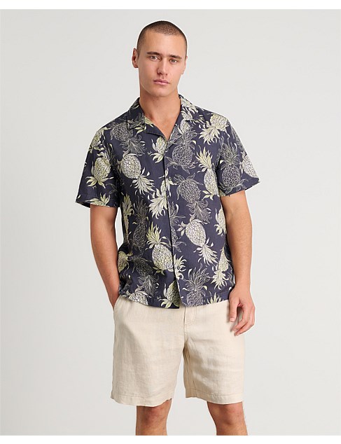 ANDRE LINEN PINEAPPLE SHIRT