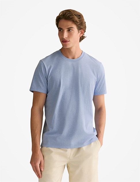 Organically Grown Cotton Marle Crew T-shirt