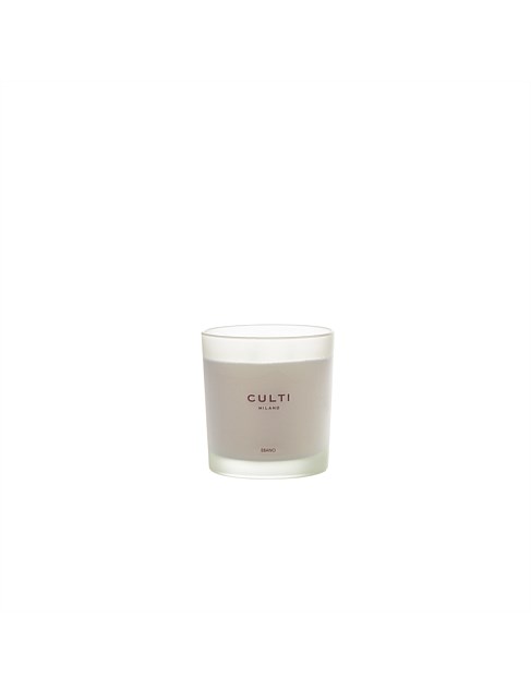 White Vase Candle 550g - Ebano