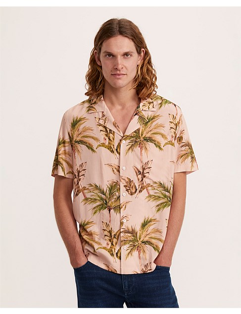 CARUSO RESORT SS PRINT SHIRT