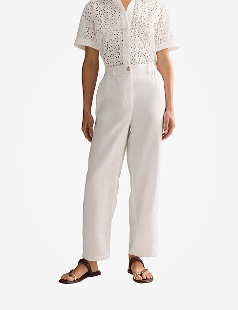 Linen Stretch Waist Pant