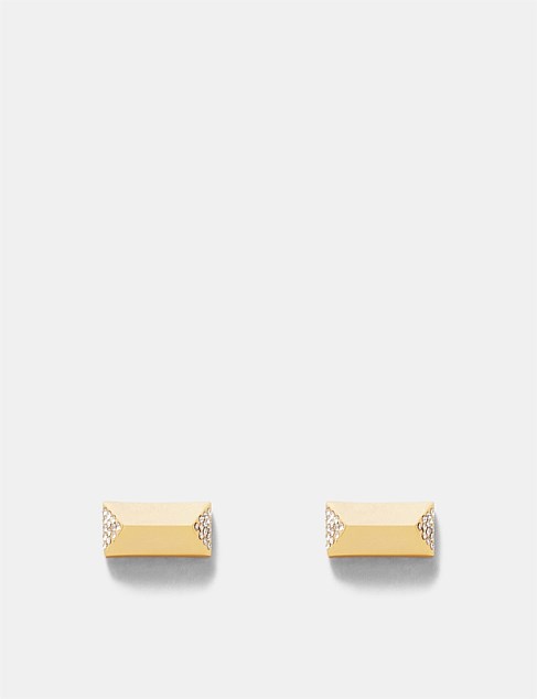 Slay To The Rhythm Pavé Stud Earrings