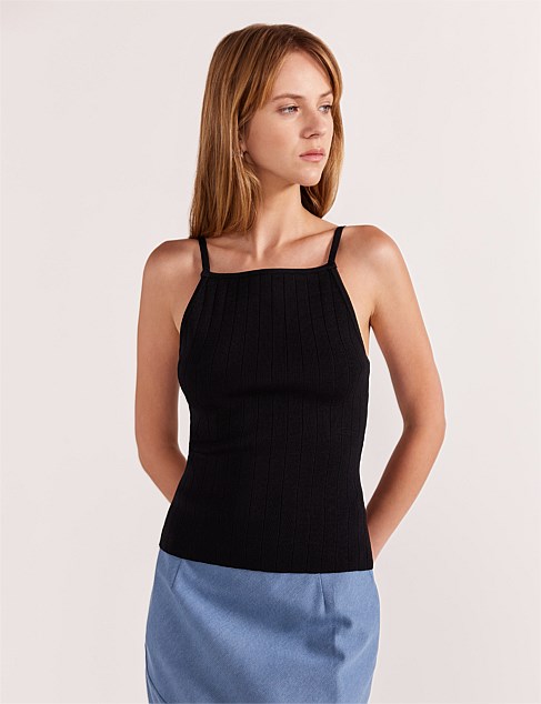 HALLIE KNIT SINGLET