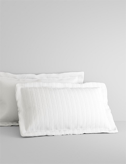 HENDERSON TAILORED PILLOWCASE SHAM IN WHITE